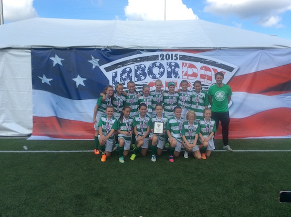 Girls U12 Gold Finalists - Seattle Celtic G03 Green